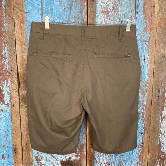 Volcom Brown Monty Modern Fit Shorts - Picture 6 of 7